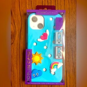 Blue phone case